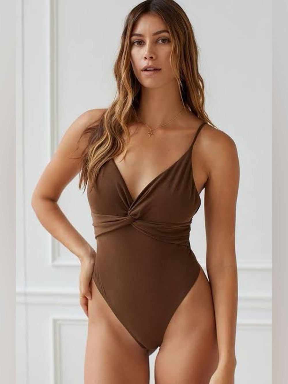 Urban Outfitters Out From Under Bodysuit in Brown